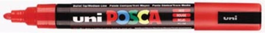Posca uni-ball Paint Marker op waterbasis PC-5M rood