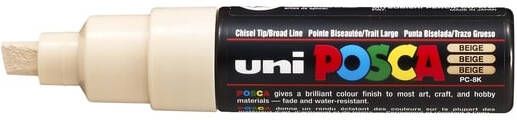 Posca uni-ball Paint Marker op waterbasis PC-8K beige - Foto 2