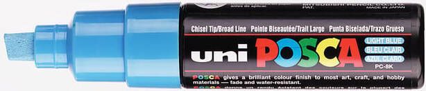 Posca uni-ball Paint Marker op waterbasis PC-8K lichtblauw