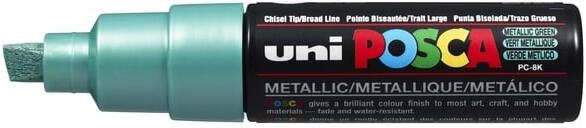 Posca uni-ball Paint Marker op waterbasis PC-8K groen metaal