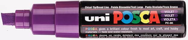 Posca uni-ball Paint Marker op waterbasis PC-8K paars