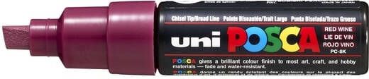 Posca uni-ball Paint Marker op waterbasis PC-8K wijnrood