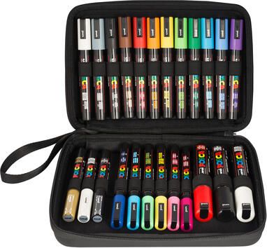 Posca paintmarker in luxe koffer 24 stuks assorti - Foto 2