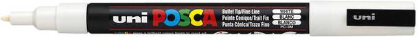Posca uni-ball Paint Marker op waterbasis PC-3M wit