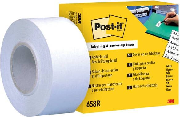 3M Post-it Correctietape 3M Post it 658R 25.4mmx18m 6regels navulling