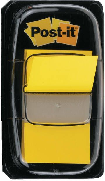 Post-it Indextabs 3M Post it 680 25.4x43.2mm geel - Foto 2