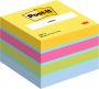 Post-It Notes mini kubus 400 vel ft 51 x 51 mm geassorteerde kleuren - Thumbnail 3