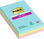 3M Post-it Memoblok 3M Post it 4690 Super Sticky 101x152mm Miami - Thumbnail 1