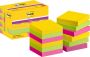 Post-It Super Sticky Notes Carnival 90 vel ft 47 6 x 47 6 mm pak van 12 blokken - Thumbnail 2