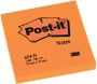 Post-it Memoblok 3M Post it 654 76x76mm neon oranje - Thumbnail 3