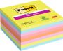 3M Post-it Memoblok 3M Post it 654 SSRB Super Sticky 76x76mm rainbow - Thumbnail 2