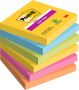 3M Post-it Memoblok 3M Post it 654 SSRO Super Sticky 76x76mm Rio - Thumbnail 1