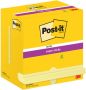 Post-It Super Sticky Notes 90 vel ft 76 x 127 mm geel pak van 12 blokken - Thumbnail 1