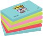 3M Post-it Memoblok 3M Post it 655 SSMI Super Sticky 76x127mm Miami - Thumbnail 1