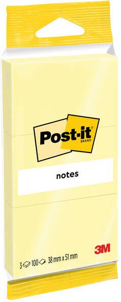 Post-it Memoblok Notes 6810 38x51mm geel