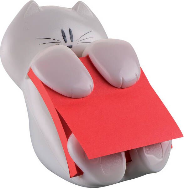 Post-it Super Sticky Z-notes dispenser kat voor ft 76 x 76 met 1 blok van 90 blaadjes rood