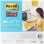 Post-it Memoblok Super Sticky Big Notes BN11-EU geel 279x279mm 30 vel - Thumbnail 2