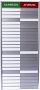 Posta Aan - afwezigheidsbord voor 25 plaatsen - Thumbnail 2