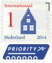 Postzegels Postzegel Internationaal Waarde 1 Echt Hollands zelfklevend set Ã  50 stuks - Thumbnail 2
