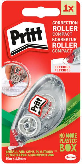 Pritt correctieroller Compact Flex 6 mm x 10 m op blister
