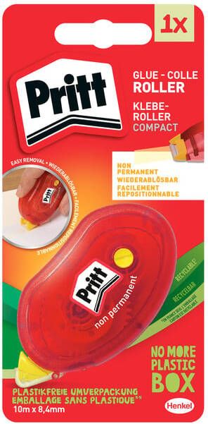 Pritt Lijmroller Compact non permanent 10m op blister
