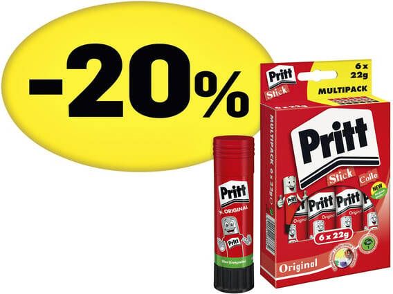 Pritt Lijmstift Stick Original 22gr promopack