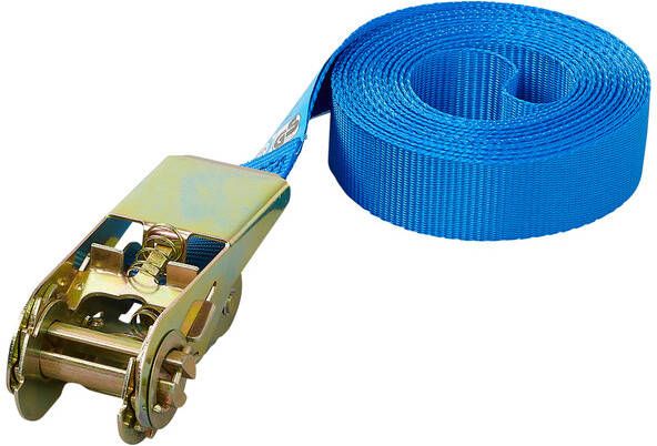 ProPlus Spanband blauw met ratel 5m - Foto 1