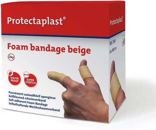 Protectaplast zelfklevend schuimverband ft 6 cm x 4 5 m op rol - Foto 2