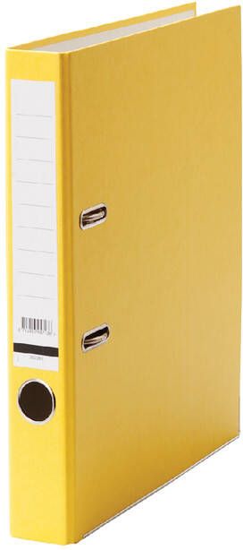 Qbasic Ordner A4 50mm karton geel