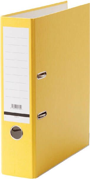 Qbasic Ordner Budget A4 80mm karton geel