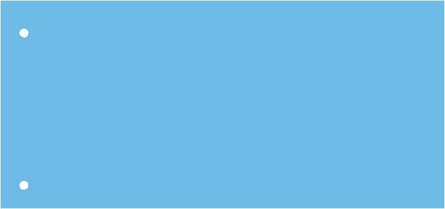 Qbasic Scheidingsstrook 240x105mm 50 stuks blauw