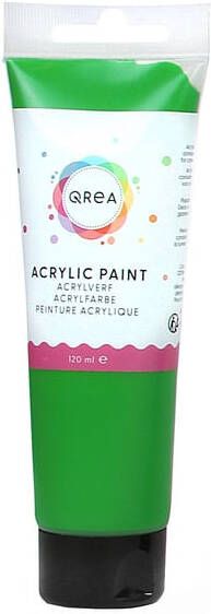 Qrea Acrylverf 120 ml briljant groen - Foto 1