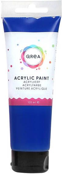 Qrea Acrylverf 120 ml phtalo blauw
