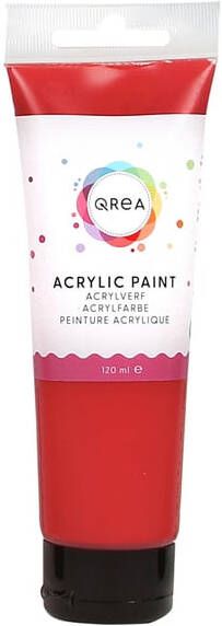 Qrea Acrylverf 120 ml vermiljoen