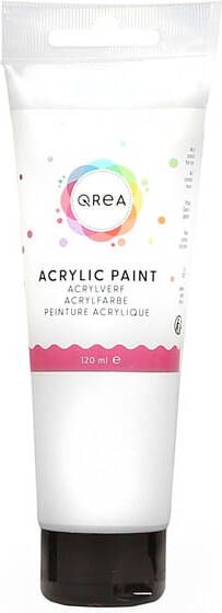Qrea Acrylverf 120 ml wit
