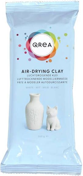 Qrea Klei luchtdrogend wit 500 gram