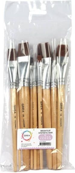 Qrea Kwast synthetisch set Ã  11 breedtes