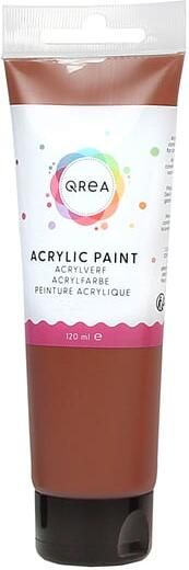 Qrea Acrylverf 120 ml burnt sienna