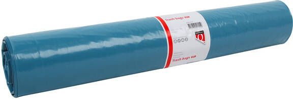 Quantore Afvalzak LDPE T50 160L blauw extra stevig 90x110cm rolà 20st