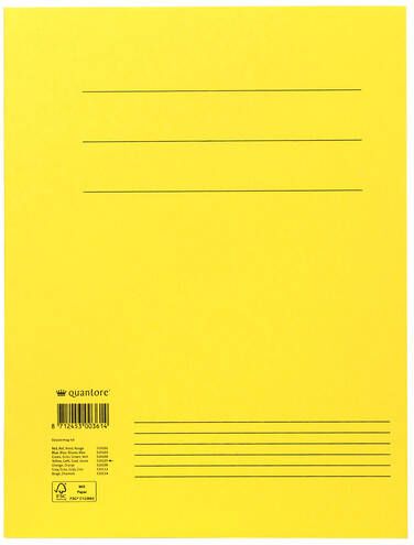Quantore Dossiermap A4 320gr geel