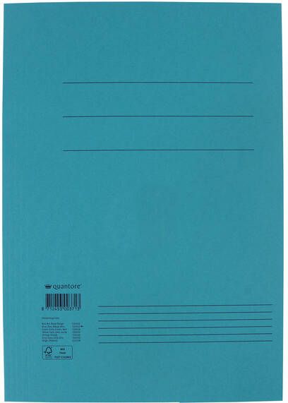Quantore Dossiermap folio 320gr blauw