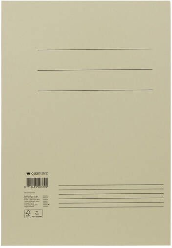 Quantore Dossiermap folio 320gr grijs