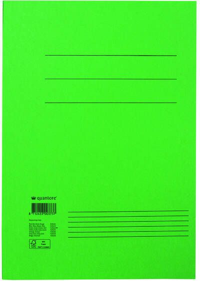 Quantore Dossiermap folio 320gr groen