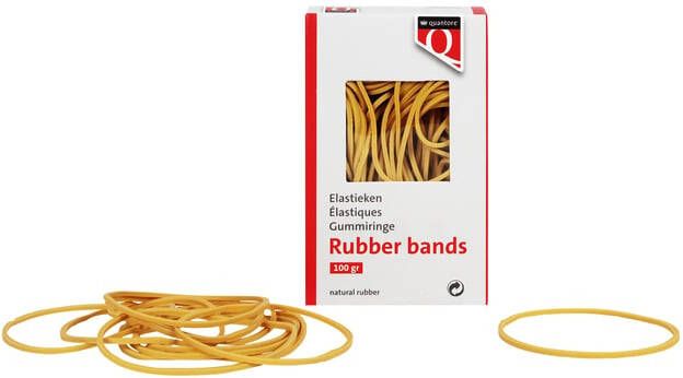 Quantore Elastiek 18 80x1 5x1mm 100gram