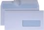Quantore Envelop 110x220mm venster 3x10cm rechts zelfkl 500s - Thumbnail 3