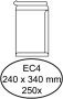 Quantore Envelop akte EC4 240x340mm zelfklevend wit 250stuks - Thumbnail 3