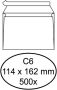 Quantore Envelop bank C6 114x162mm zelfklevend wit 500stuks - Thumbnail 3