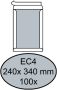 Quantore Envelop bordrug EC4 240x340mm zelfkl. wit 100stuks - Thumbnail 3