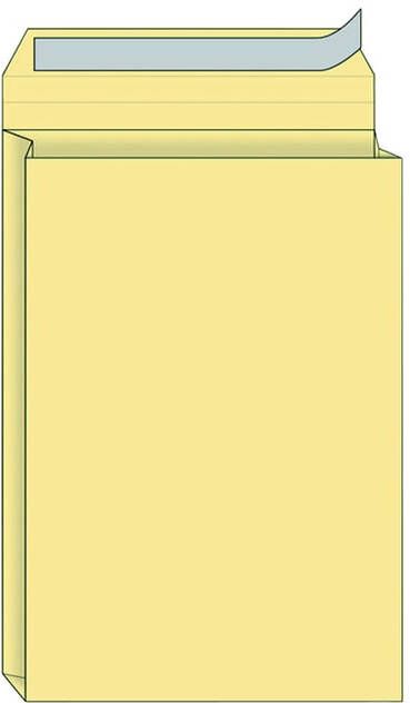 Quantore Envelop monsterzak 230x350x38mm zelfklevend creme 125 stuks - Foto 3