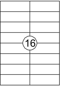 Quantore Etiket 105x37mm 1600stuks